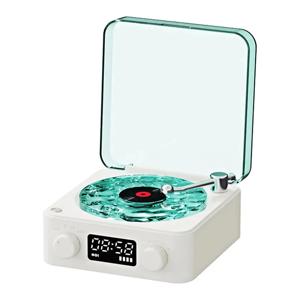 Mini Caixa de Som Bluetooth Retro com Ruido Branco