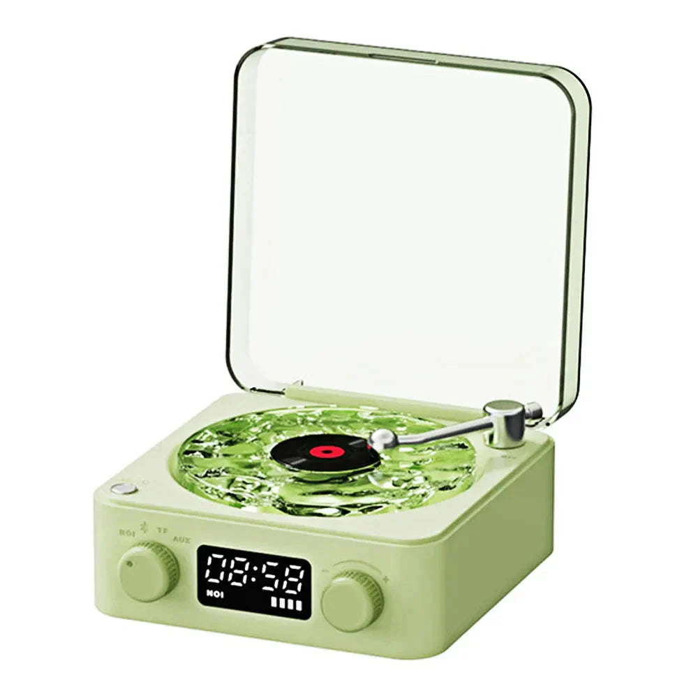 Mini Caixa de Som Bluetooth Retro com Ruido Branco