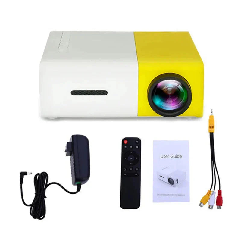 Mini Projetor YG300 Pro Suporte Full HD 1080P