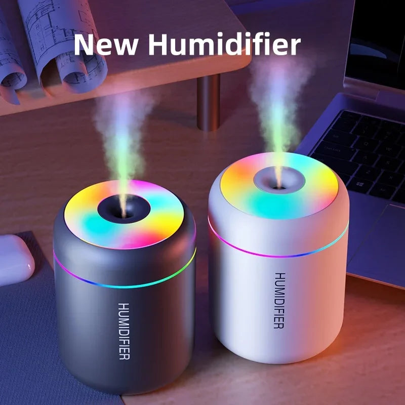 Mini Umidificador de Ar e Difusor de Aromas USB 180ml